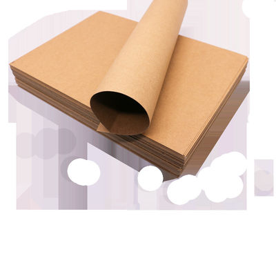 Высокая интенсивность коричневая упаковочная бумага перерабатываемая Kraft Liner Paper Board