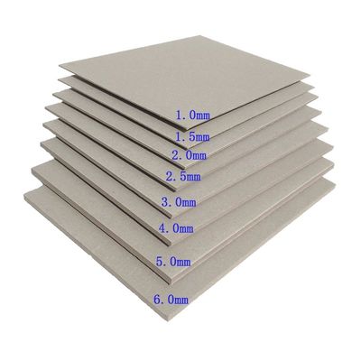 Непокрытые книжные листы из серого картона 1500GSM 1800GSM Производитель